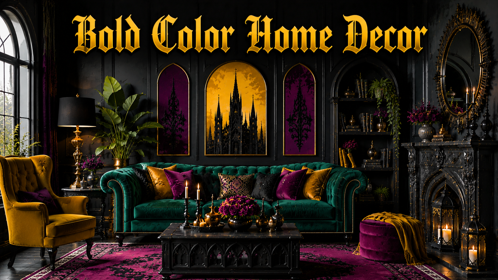 Bold Color Home Decor
