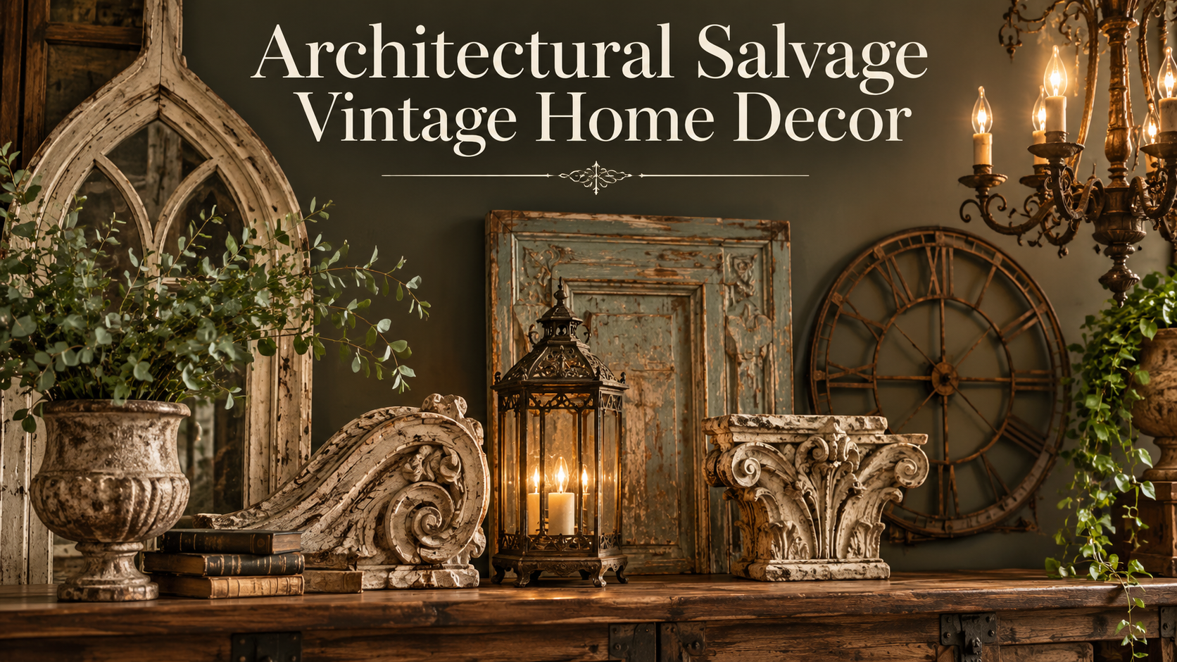Architectural Salvage Vintage Home Decor