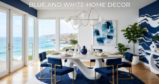 Blue and White Home Decor