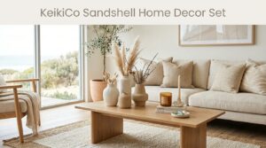 KeikiCo Sandshell Home Decor Set