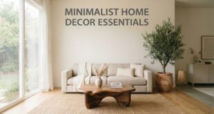 Minimalist Home Decor Essentials
