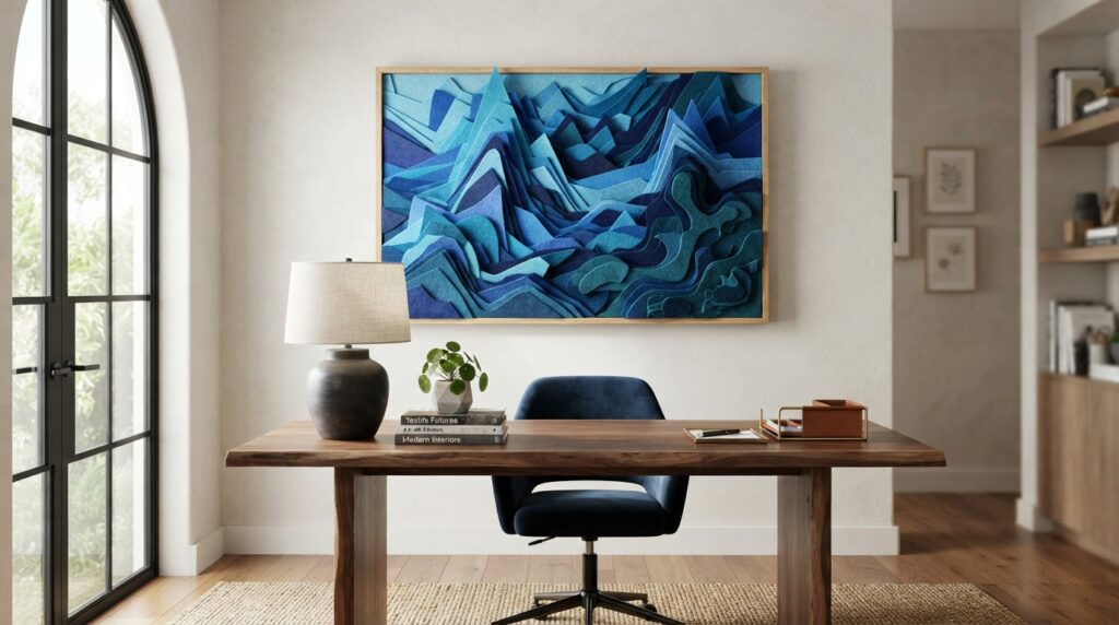 Blue Wall Art