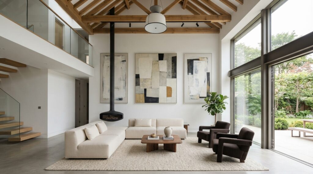 Decorating a Double Height Living Room